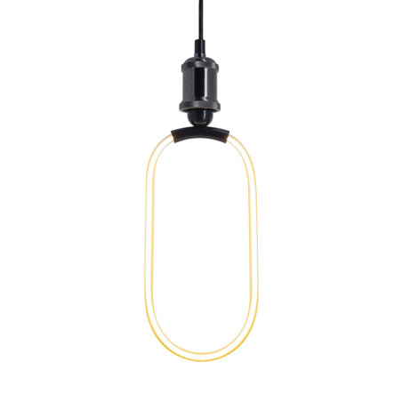 Ampoule Filament LED déco Ellipse Ovale, culot E27, conso. 8W, 800 lumens, Blanc chaud