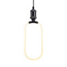 Ampoule Filament LED déco Ellipse Ovale, culot E27, conso. 8W, 800 lumens, Blanc chaud