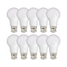 Lot de 10 Ampoules LED A60, culot B22, 10W cons. (60W eq.), lumière Blanc Neutre