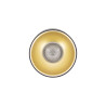 Plafonnier rond noir et or en saillie, ampoule incluse, culot GU10, 345 Lumens, conso. 5W (eq. 50W), 2700 K, Blanc chaud