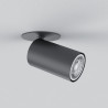 Spot en saillie GU10 50W 2700K Rond ajustable Noir