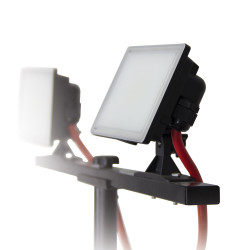 Projecteur de Chantier LED sur Pied, Filaire, x2 Projecteurs, 40 W, 2800 Lumens