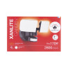 Projecteur 2 têtes noir à détecteur de mouvements orientable et désactivable, 2800 Lumens, Blanc froid