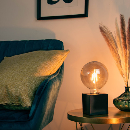 Ampoule LED Globe (G125) / Vintage au verre fumé, culot E27, 4W cons. (23W eq.), 230 lumens, lumière blanc chaud