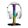 Support de casque avec barre lumineuse LED RVB Digital, Synchronisation sonore, rechargeable USB