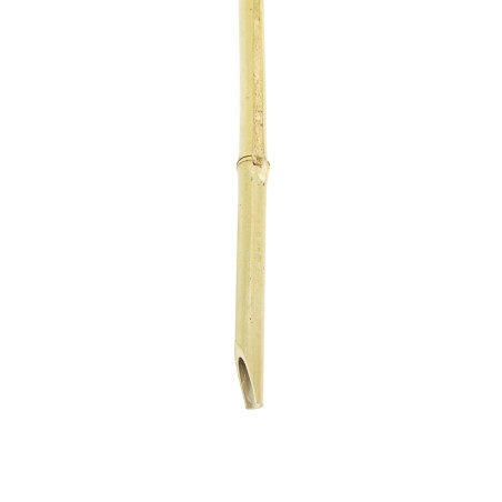 Balise solaire LED IP44 en bambou couleur flamme 74 cm