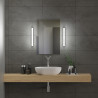 Applique murale LED S14 noir, 450 lumens, Blanc chaud