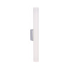 Applique murale LED S14 chromée, 450 lumens, Blanc chaud