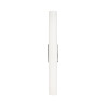 Applique murale LED S14 chromée, 450 lumens, Blanc chaud