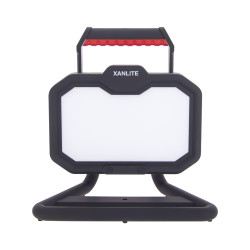 Projecteur LED IP54, 2300 lumens, orientable, 3 modes, 10h autonomie, Blanc froid, rechargeable USB-C