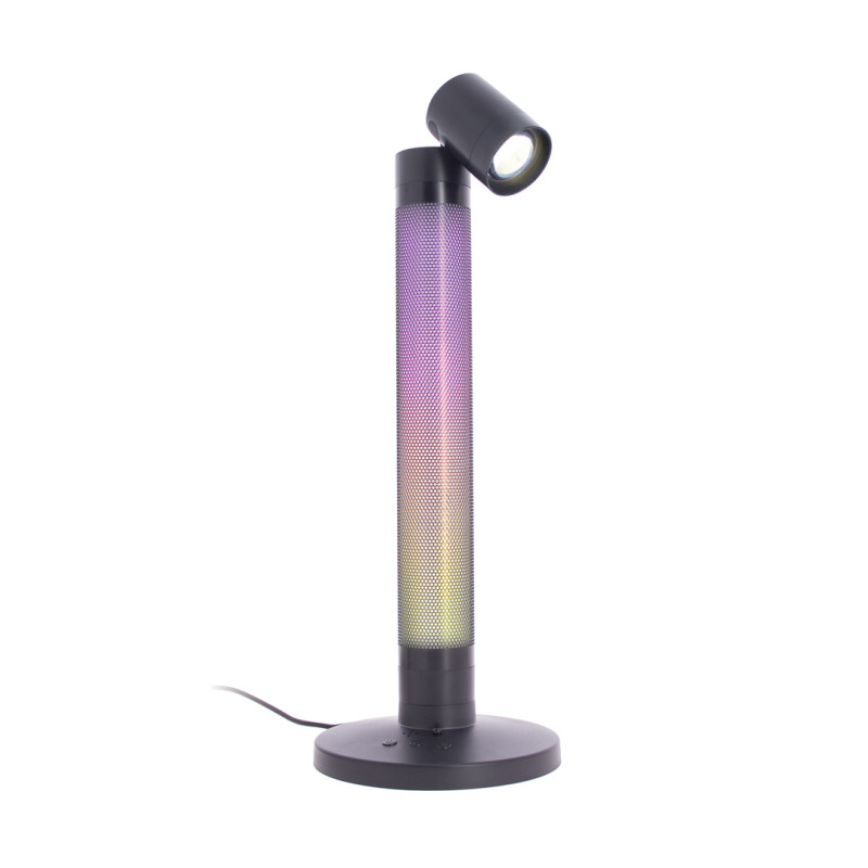 Lampe à poser LED RVB Digital, 40cm, Synchronisation musicale, éclairage blanc CCT, filaire USB