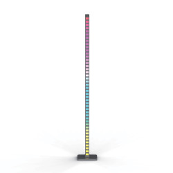 Lampadaire LED RVB Digital 120cm, Synchronisation sonore, filaire USB