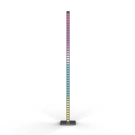 Lampadaire LED RVB Digital 120cm, Synchronisation sonore, filaire USB