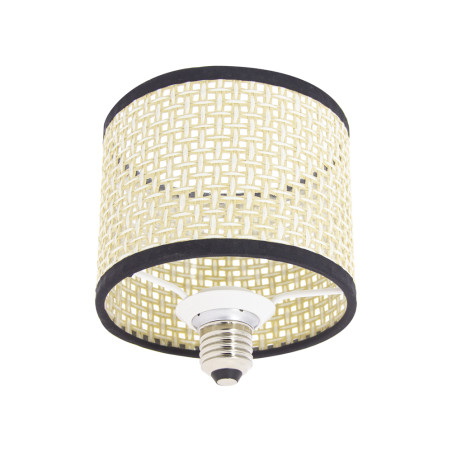 Ampoule Filament LED déco Abat-jour Osier tressé, culot E27, conso. 3,5W, 210 lumens, Blanc chaud