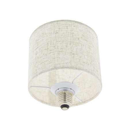 Ampoule Filament LED déco Abat-jour Tissu, culot E27, conso. 3,5W, 210 lumens, Blanc chaud