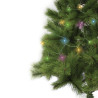 Sapin de Noël avec guirlande connectée 150cm, Effet naturel, Synchronisation sonore RVB