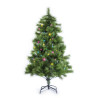 Sapin de Noël avec guirlande connectée 150cm, Effet naturel, Synchronisation sonore RVB