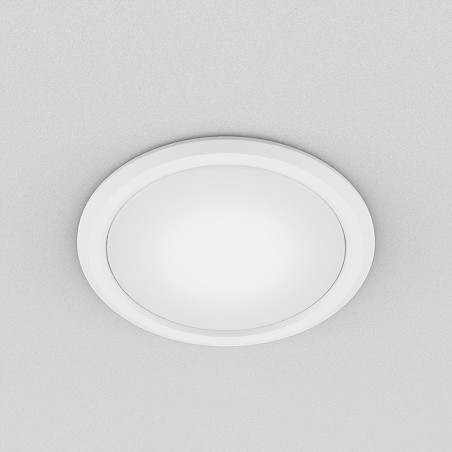 Spot encastrable LED rond, extra plat, cons. 12W, 1650 lumens, CCT, IP44, Plusieurs coloris