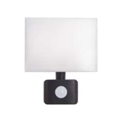 Projecteur mural filaire 30W, 2500 lumens, détecteur de mouvement, IP65, Blanc froid