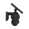 Projecteur Caméra factice solaire IP65, 250 lumens, détecteur de mouvement, Noir