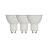 Lot de 3 Ampoules LED Spot, culot GU10, 345 lumens, conso. 4,5W éq. 50W, Blanc chaud