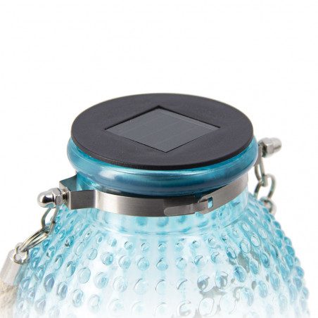 copy of Lanterne Solaire Boule IP44 - Finition verre teinté - Bleu ou Gris