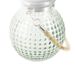 copy of Lanterne Solaire Boule IP44 - Finition verre teinté - Bleu ou Gris