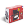 Projecteur mural solaire compact IP54, 850 lumens, détecteur de mouvement, Noir