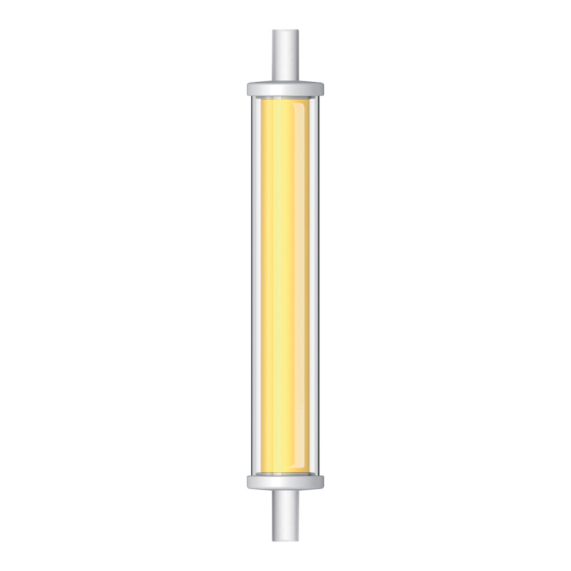 Ampoules LED crayon culot R7S, 1521 Lumens, 2700 Kelvins, Blanc chaud Dimmable