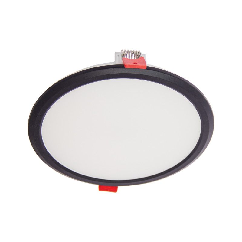 Spot encastrable LED rond, extra plat, cons. 12W, 1650 lumens, CCT, IP44, Plusieurs coloris
