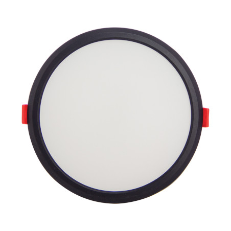 Spot encastrable LED rond, extra plat, cons. 12W, 1650 lumens, CCT, IP44, Plusieurs coloris