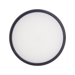 Plafonnier LED encastrable rond avec transformateur intégré, IP44, 2 types de fixation, extra plat, 2500 Lumens, CCT