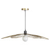 Suspension FLORA en métal Or, compatible culot E27, 25W