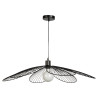 Suspension FLORA en métal Noir, compatible culot E27, 25W