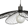 Suspension FLORA en métal Noir, compatible culot E27, 25W