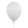 Applique BALLON en céramique Blanc, compatible culot E14, 25W