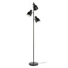 Lampadaire BARRY en métal Noir, compatible culot E14, 15W