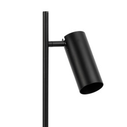 Lampe à poser VERSO en métal Noir, compatible culot GU10, 7W