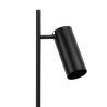 Lampe à poser VERSO en métal Noir, compatible culot GU10, 7W