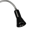 Liseuse clip FLEX en métal flexible Noir, compatible culot E14, 40W