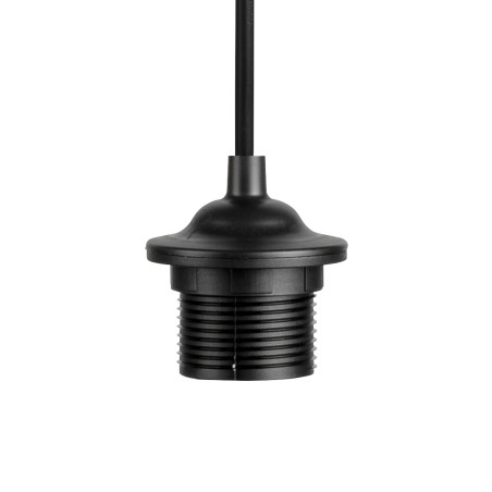Suspension classique Noir, compatible culot E27, 60W
