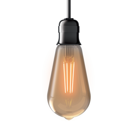 Lot de 5 ampoules LED Deco Edison, culot E27, 470 Lumens, conso. 4,9W éq. 40W, Blanc chaud