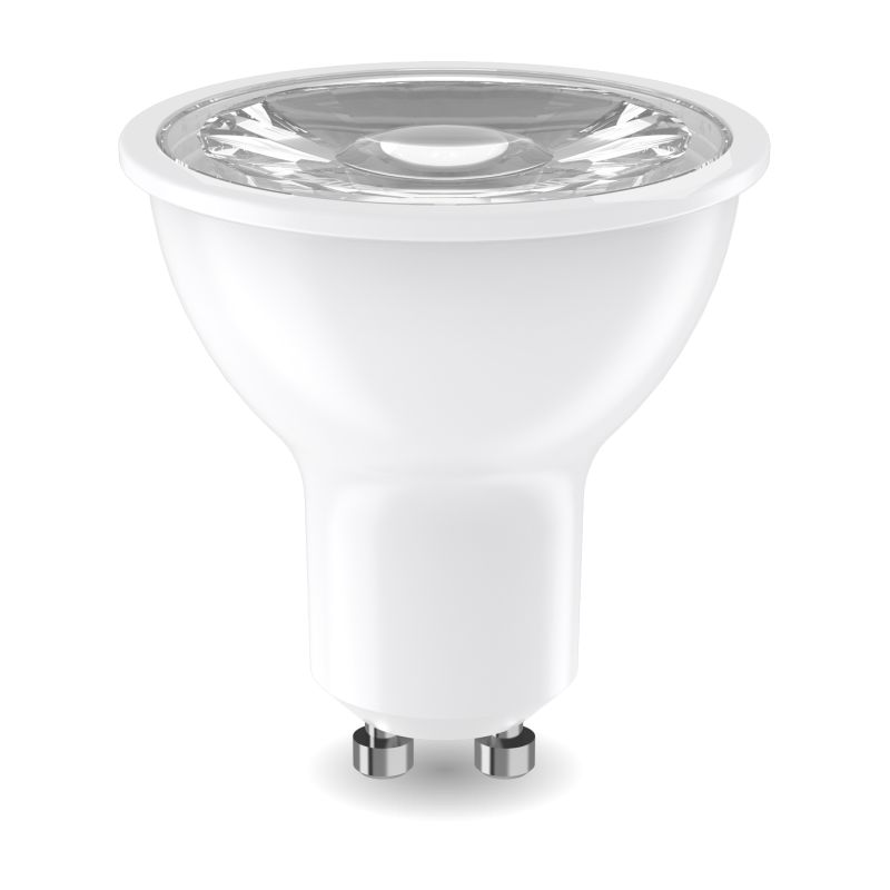 Ampoules LED Spot, culot GU10, 345 Lumens, conso. 4,5W éq. 50W, Blanc chaud