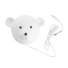 Applique MILOW en céramique Blanc, compatible culot E14, 25W
