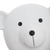 Applique MILOW en céramique Blanc, compatible culot E14, 25W