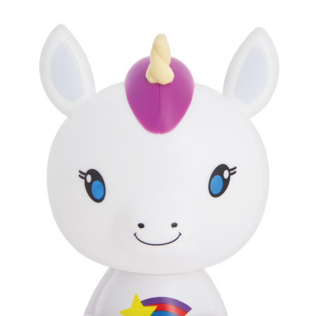 Veilleuse Licorne LED, intensité variable, USB rechargeable, RVB / Blanc chaud