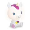 Veilleuse Licorne LED, intensité variable, USB rechargeable, RVB / Blanc chaud