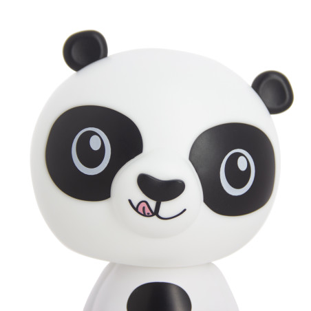 Veilleuse Panda LED, intensité variable, 2 accesoires inclus (couronne / chapeau), USB rechargeable, RVB / Blanc chaud