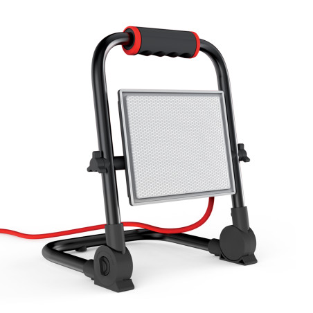 Projecteur de Chantier LED Filaire, Tête Pivotante, 50 W, 2100 Lumens