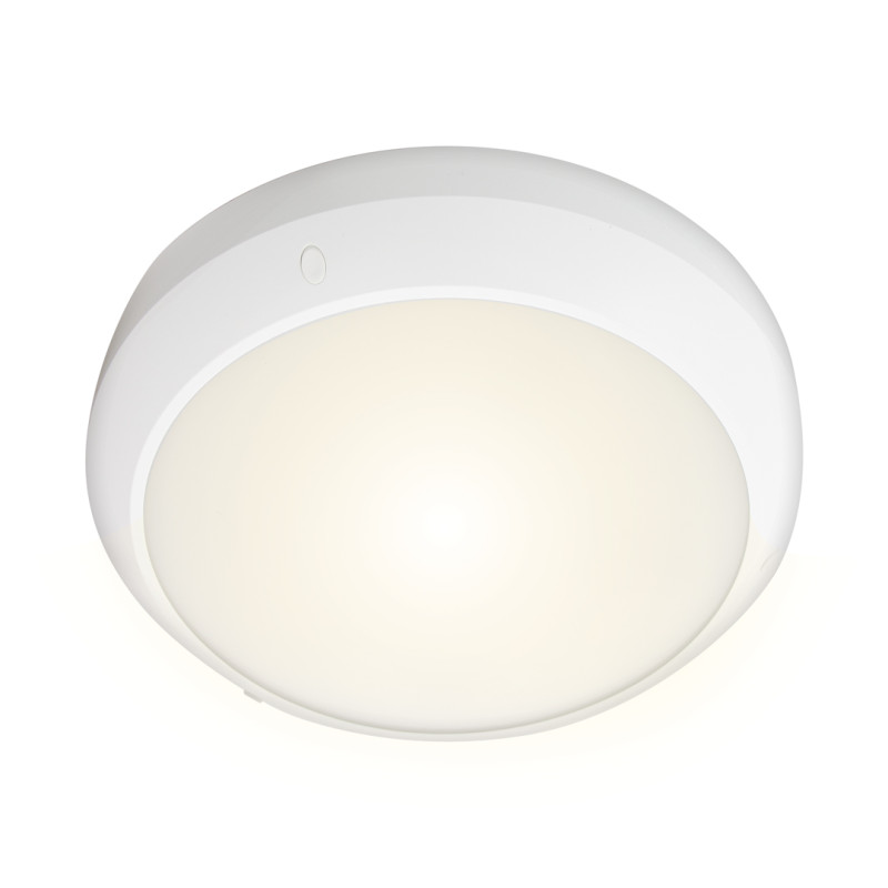 Hublot LED rond blanc, IP65, 1800 Lumens, détecteur de mouvement désactivable, CCT